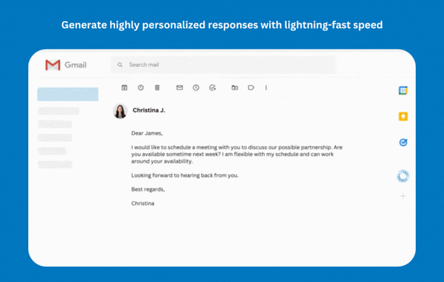 Screenshot of AI Mail Assistant - ChatGPT™ for Gmail™