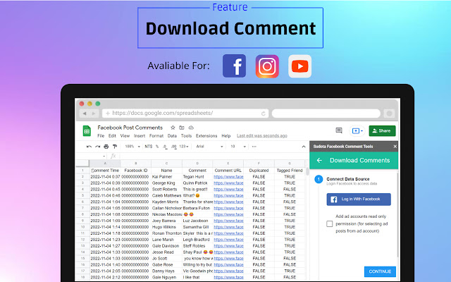 Screenshot of Sudota | Social comments tools