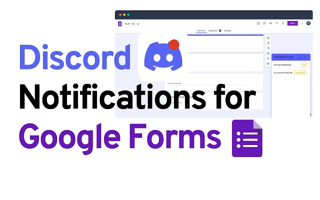 Screenshot of DiscordNotify - Discord Notification Google Form™