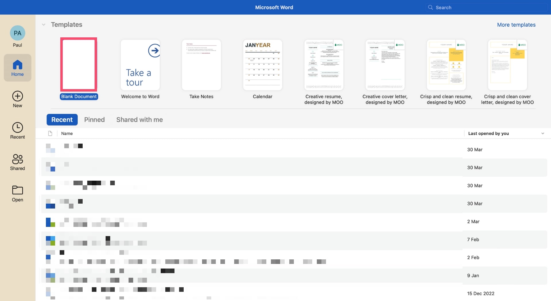 Create your template email in Microsoft Word