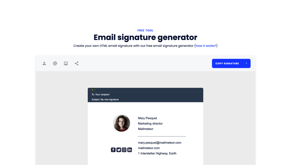 Email Signature Generator