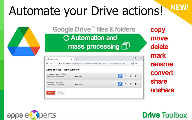 Screenshot of Drive Toolbox - Copy, move, rename files & folders