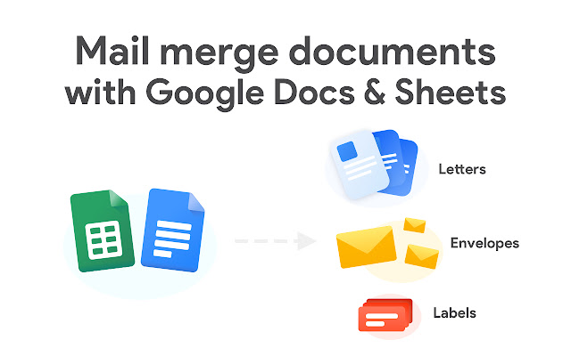 Screenshot of Mail merge for Google Docs ™