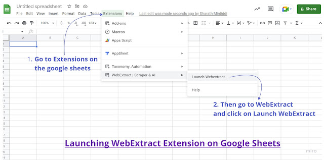 Screenshot of WebExtract | Scraper & AI