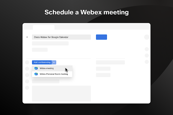 Screenshot of Cisco Webex