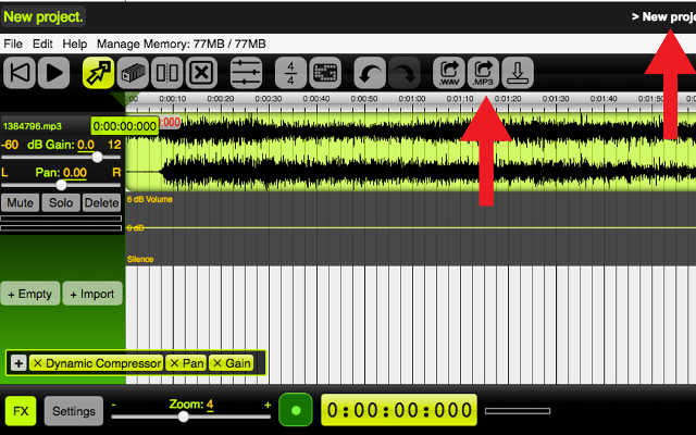 Screenshot of AudioStudio