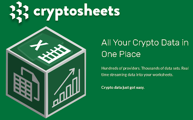 Screenshot of Cryptosheets