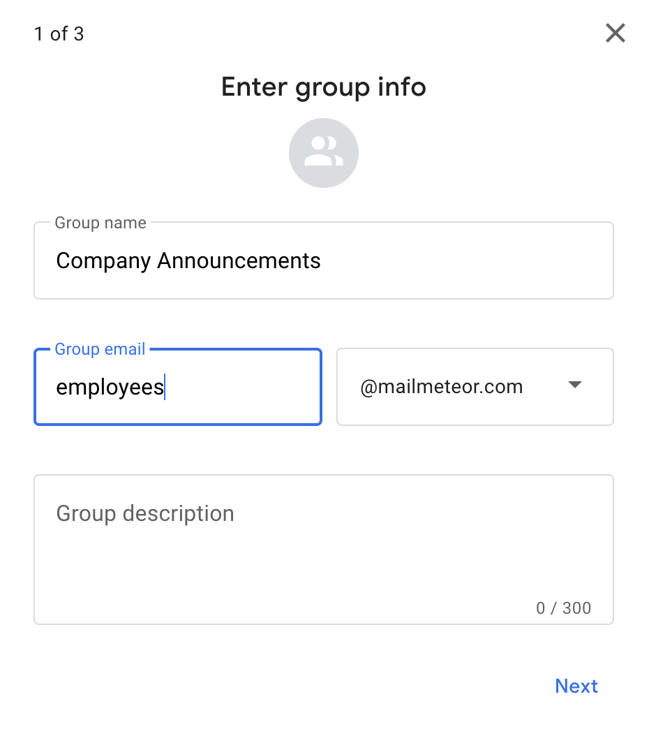 Google Groups for company-wide announcements