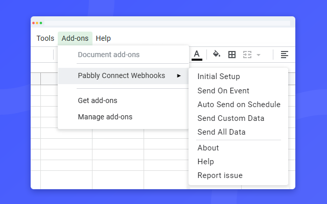 Screenshot of Pabbly Connect Webhooks