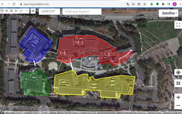 Screenshot of Map Your Lawn