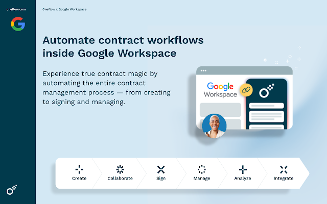 Screenshot of Contract magic by Oneflow