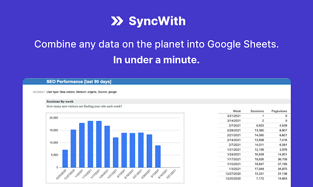 Screenshot of SyncWith | Any API