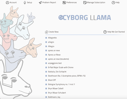 Screenshot of Cyborg Llama