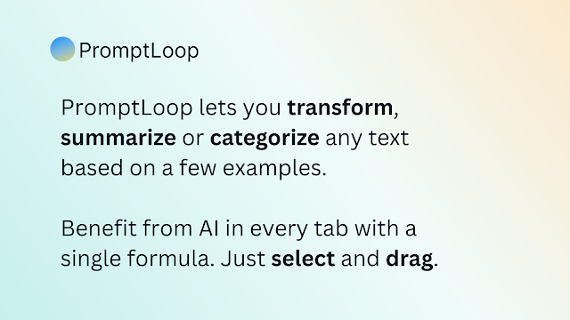 Screenshot of PromptLoop: AI in Sheets™