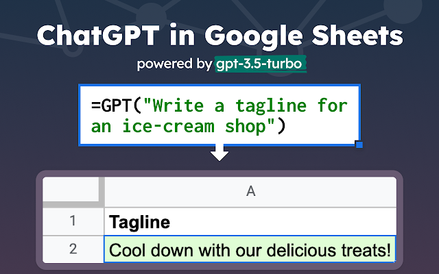 Screenshot of GPT for Sheets™ and Docs™